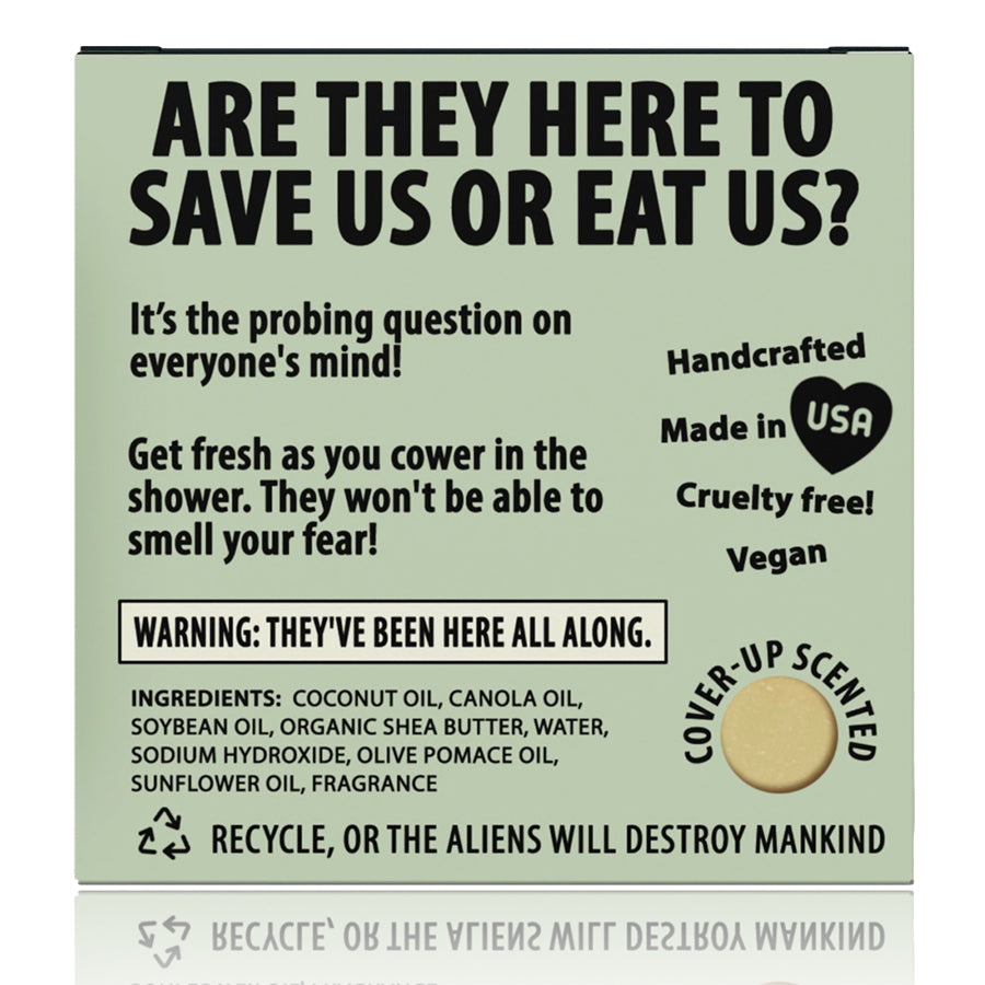 Funny Organic Soap - Alien Invasion UFO Soap
