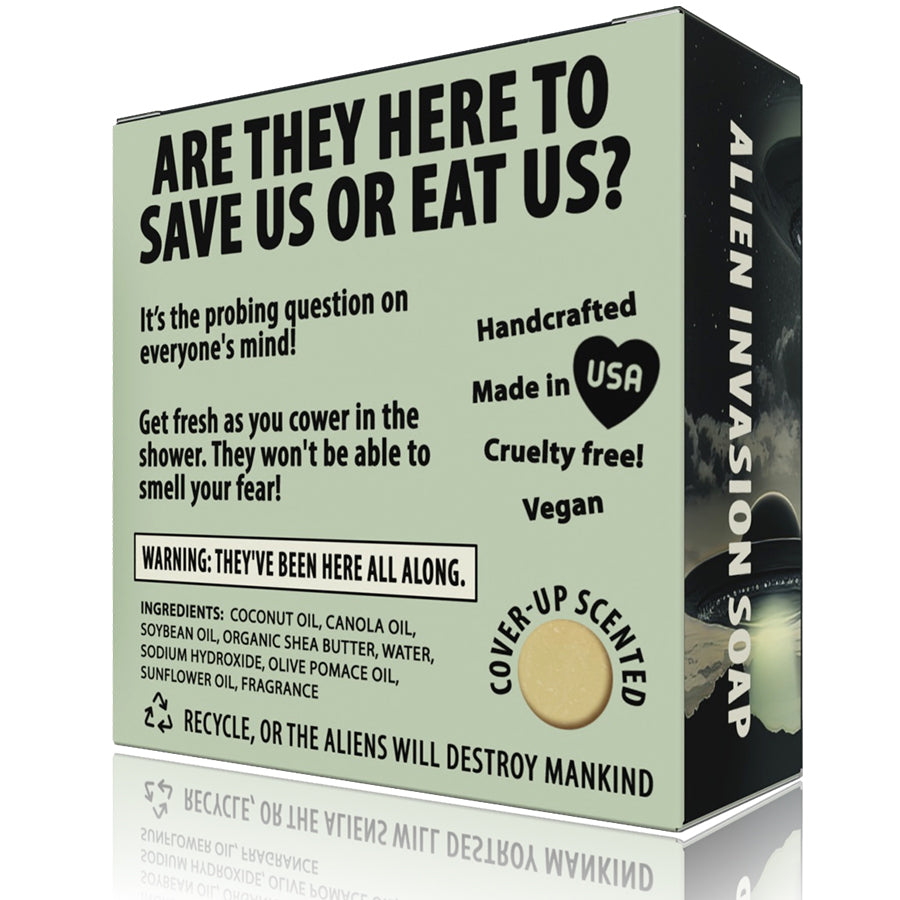 Alien Invasion UFO Soap