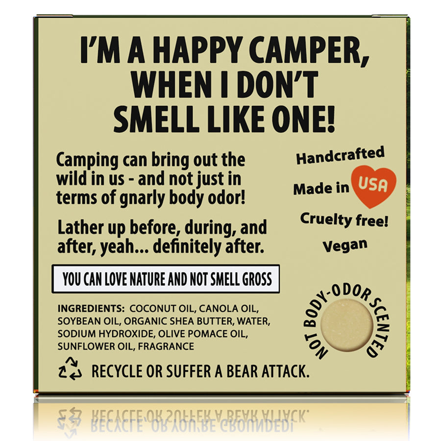 Funny Novelty Soap - Camping is In-Tents Soap for Outdoorsy People