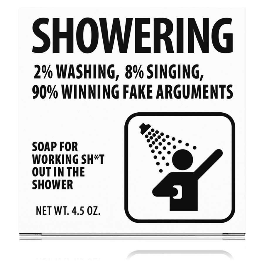 Funny Novelty Soap - 90% Winning Fake Arguments in the Shower Meme Soap