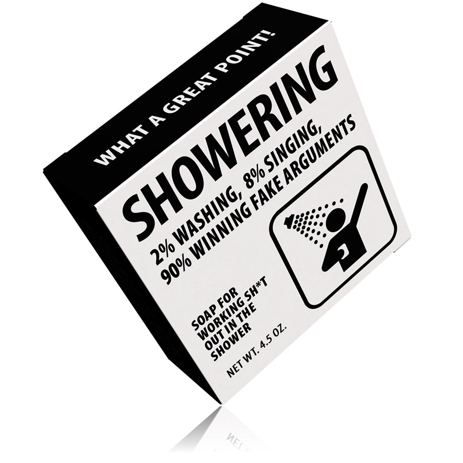 Funny Novelty Soap - 90% Winning Fake Arguments in the Shower Meme Soap