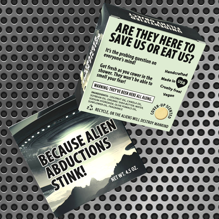 Novelty + Prank Soap - Alien Invasion UFO Soap