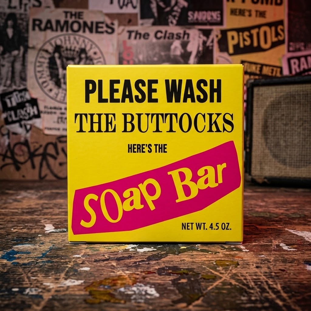 Music Fan Gift PLEASE WASH THE BUTTOCKS