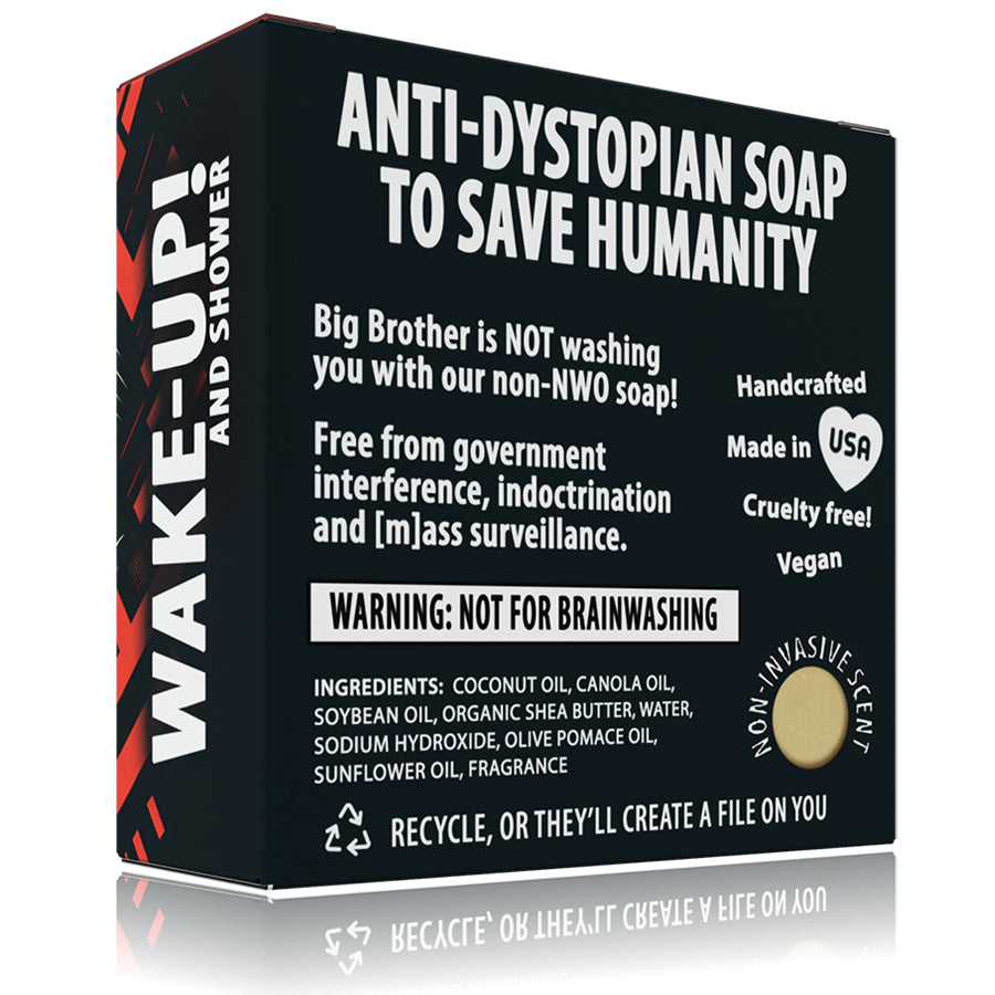 Funny Organic Soap - Big Brother Anti-Dystopian Future Soap
