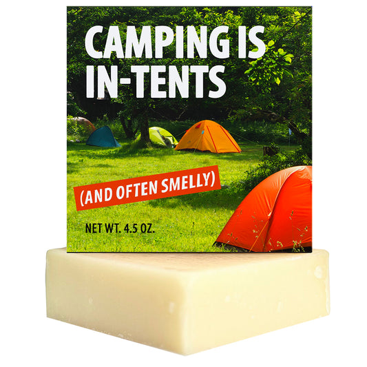 Funny Soap - Camping is In-Tents Soap for Outdoorsy People