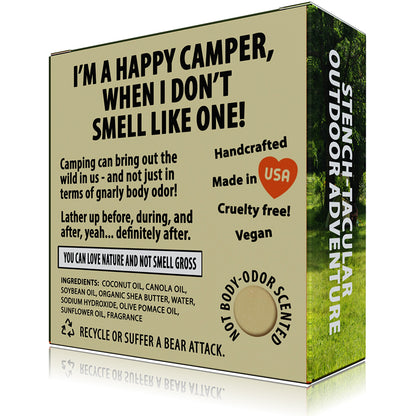 Camping is In-Tents Soap for Outdoorsy People - Funny Gift Soap