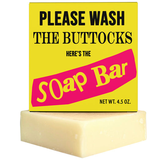 Funny Soap - Please Wash Your Buttocks Punk Rock Soap