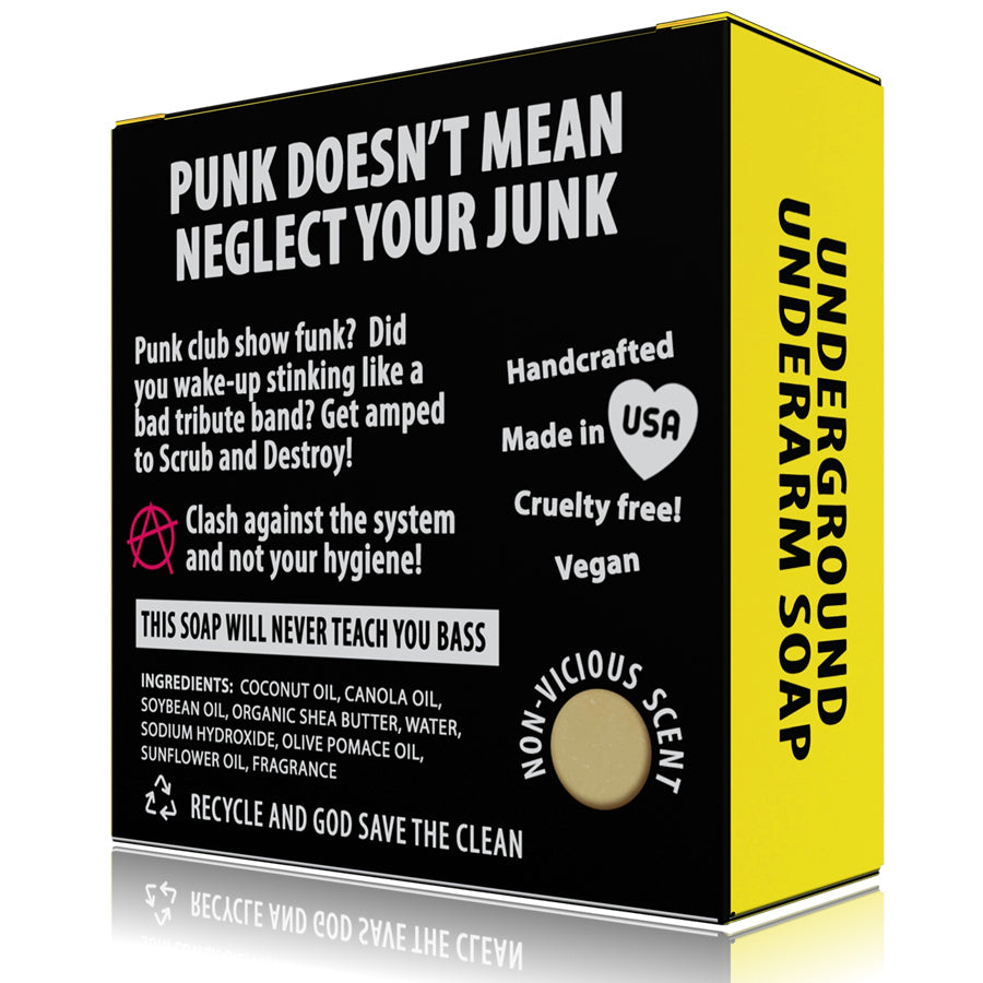 Please Wash Your Buttocks Punk Rock Soap - Funny Gift