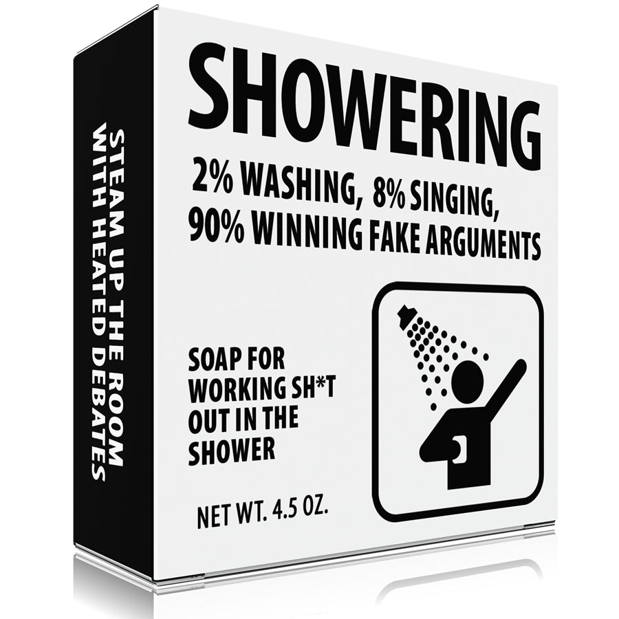 90% Winning Fake Arguments in the Shower Meme Soap - Funny Gift Soap