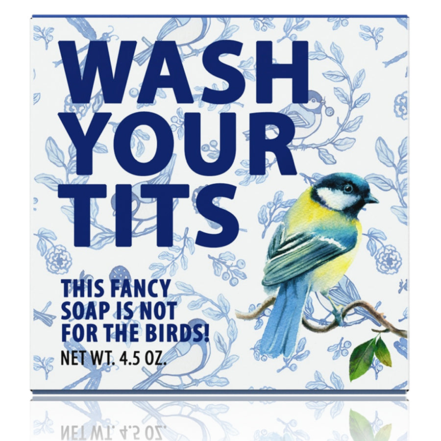 Funny Soap - Wash Your Tits Bar Soap - Foul Bird – Totally Cheesy