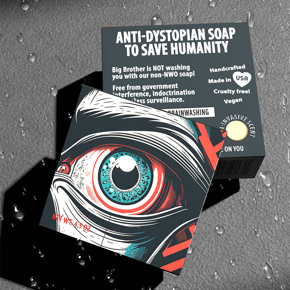 Novelty + Prank Soap - Big Brother Anti-Dystopian Future Soap