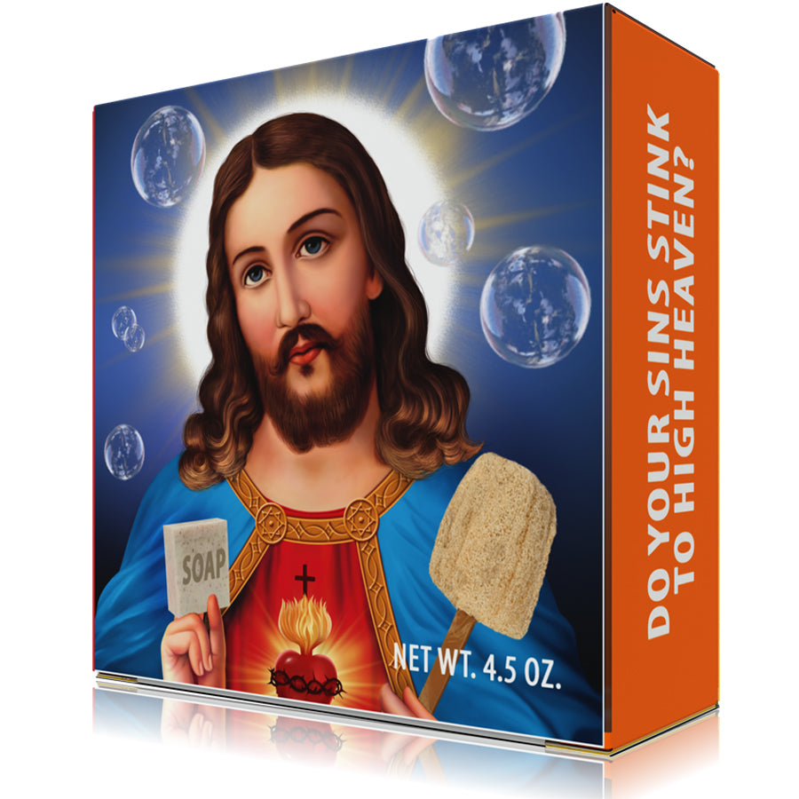 Funny Organic Soap - Come Clean with Jesus Soap