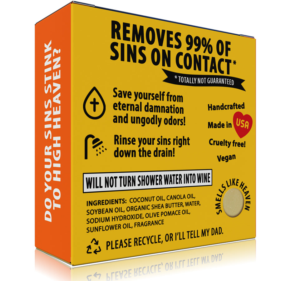 Funny Novelty Soap - Come Clean with Jesus Soap
